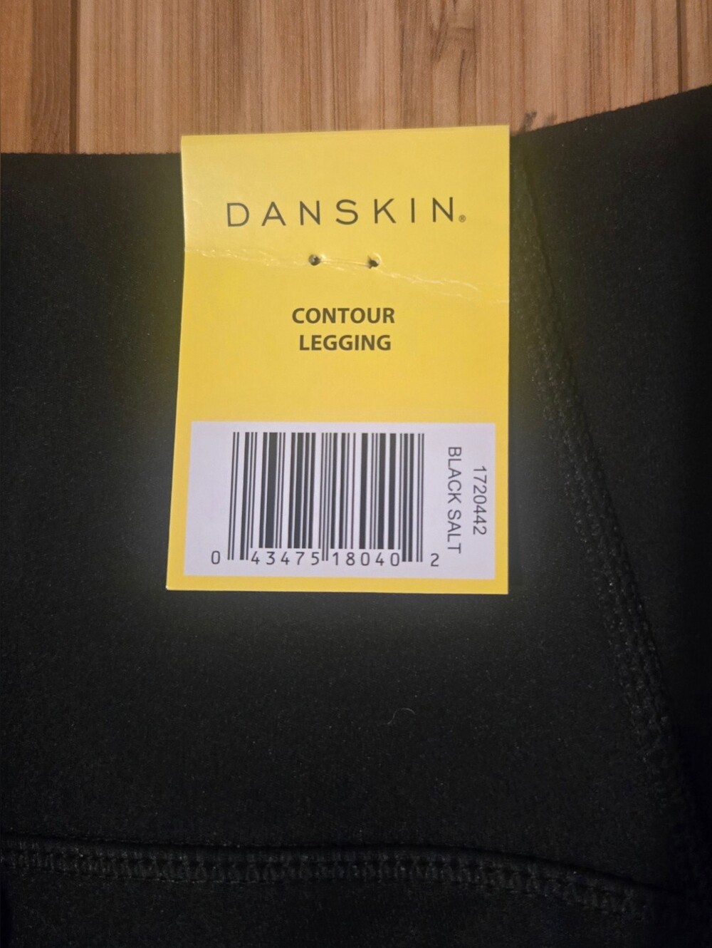 NWT Danskin Black High Waisted Leggings - Picture 7 of 7